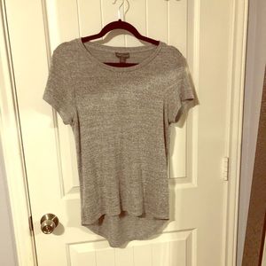 Market & Spruce heather grey hi-low tee shirt
